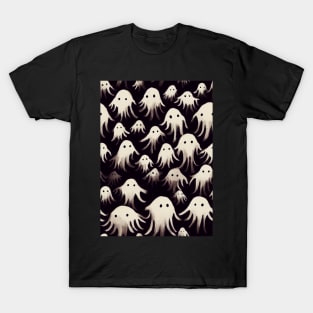 Spooky Ghost pattern, model 1 T-Shirt